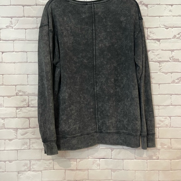 Coca-Cola Oversized  Charcoal Gray Sweater‎ - Picture 4 of 6